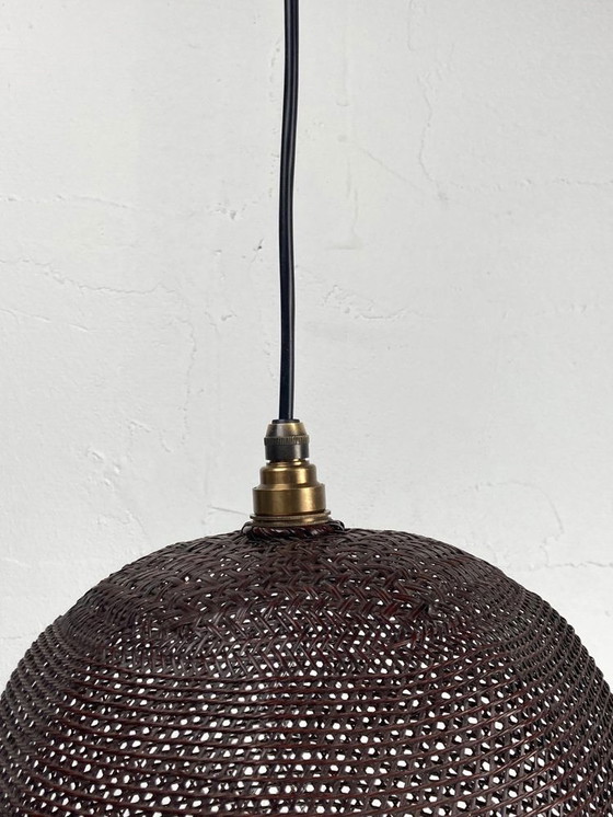 Image 1 of Webbing Beehive Hanging Lamp, 1930S