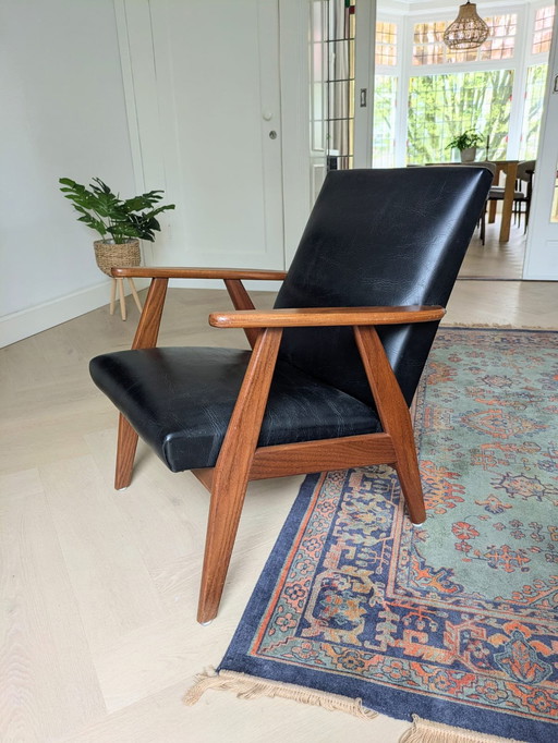 Sillón de teca vintage