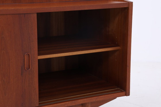 Image 1 of Vintage Teak Armoire à étagères | Mid Century Armoire Highboard | 60's Bar Armoire en bois de rangement '=)-=%.