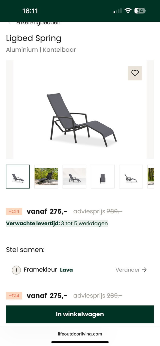 Image 1 of Ligstoelen outdoor