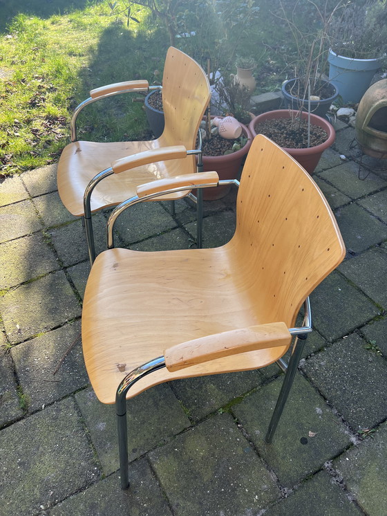 Image 1 of 2 stoelen thonet vintage dauphin 