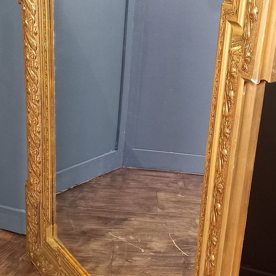 Antique Napoléon III-style Mirror – Early 20th Century – Wood (photo 8 of 12)