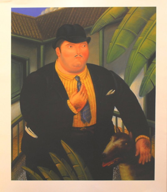 Image 1 of Fernando Botero „Der beste Freund des Menschen“ 1932 Litographie