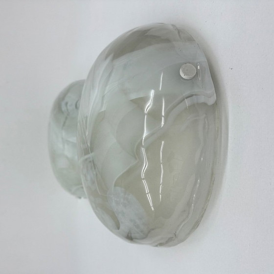 Image 1 of Paire d'encastrés hillebrand en verre de Murano, 1970