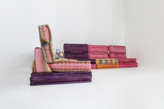 Image 1 of Roche Bobois Mah Jong Modular Sofa Missoni Stoff Hans Hopfer, Satz von 18