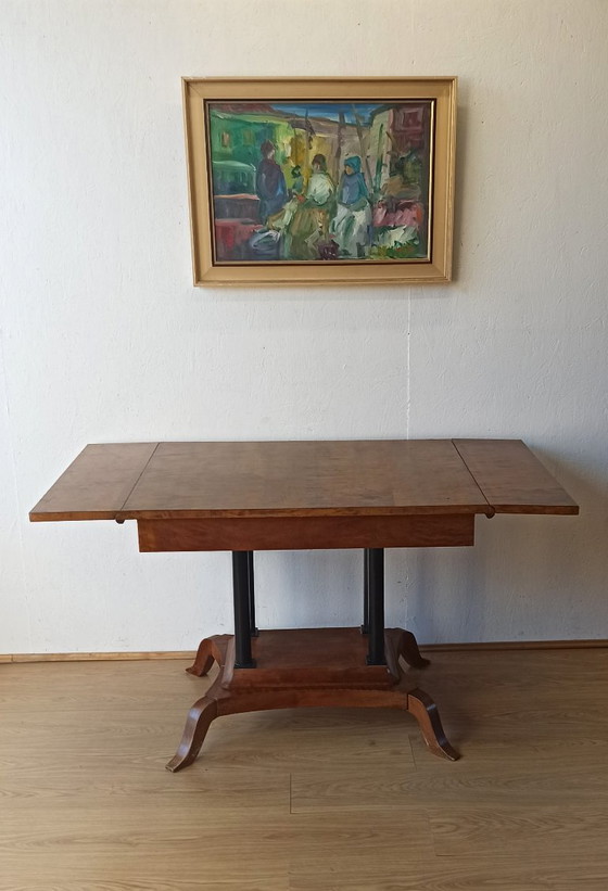 Image 1 of Großer, verstellbarer viktorianischer Tisch.