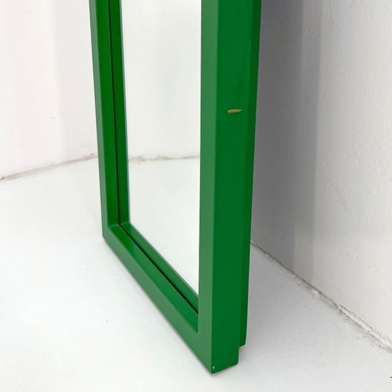 Groene Lijst Spiegel van Anna Castelli Ferrieri voor Kartell, jaren 80 – Glass, Plastic (photo 3 of 6)