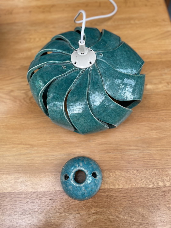 Image 1 of Keramieken hanglamp, jaren 70