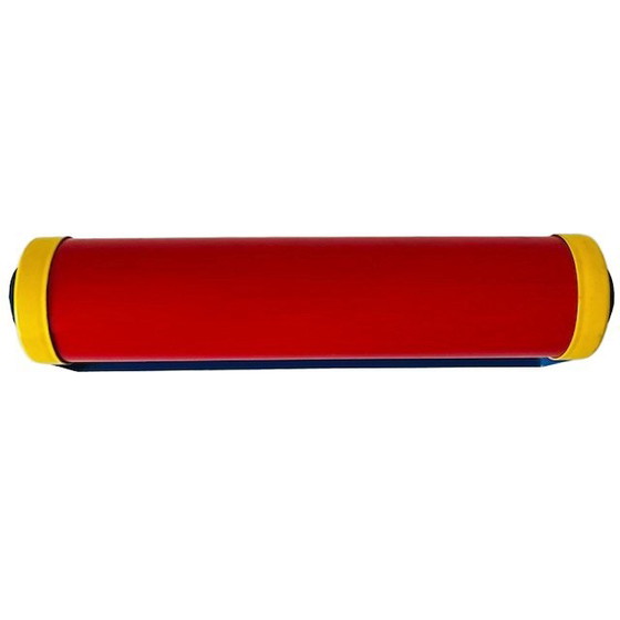 Image 1 of Lampada da parete vintage color block in stile Memphis, giallo, rosso e blu, anni '80