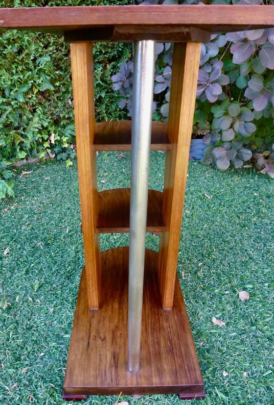 Image 1 of Table d'appoint Art-Déco moderniste dans le style de Michel Duffet.