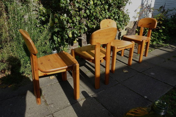 Image 1 of Satz von 4 Rainer Daumiller Diner (attr.) Stühlen