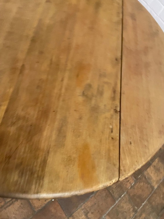 Round Drop-Leaf Folding Table – Dining tables, Wood (photo 2 of 9)