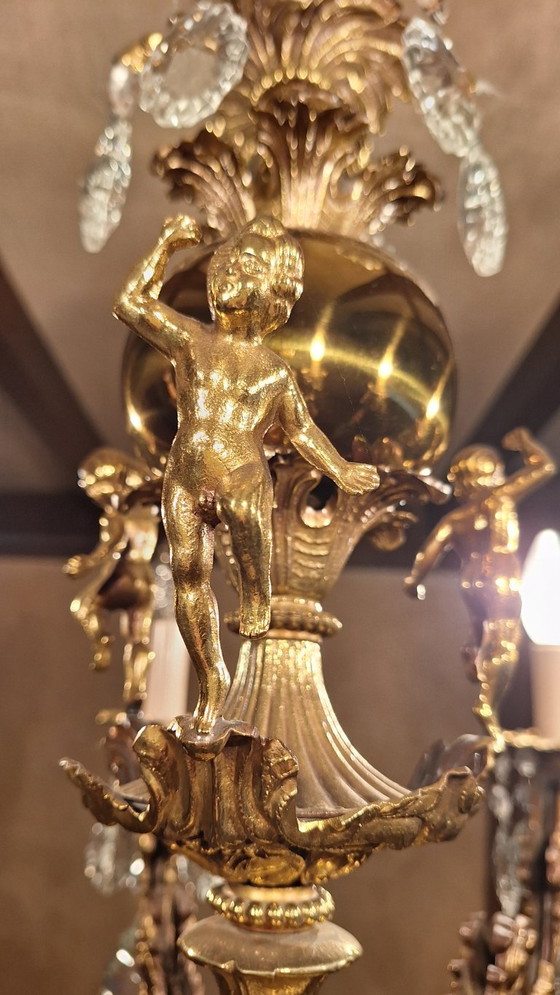 Illuminazione antica – Lampadari, Cristallo, Ottone (photo 5 of 5)