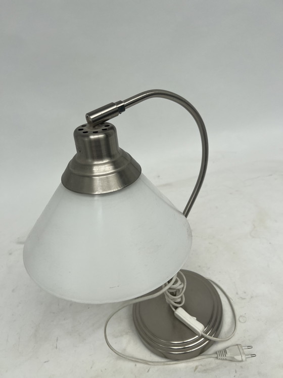 IKEA Kroby Table Lamp White Glass – Metal (photo 3 of 5)