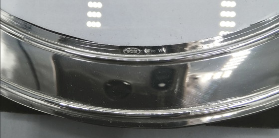 Image 1 of 925er Silberrahmen, 17x17 cm, rund