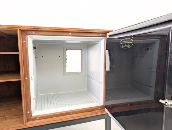 Image 1 of Sideboard Atlas Silkeborg Møbelfabrik refrigerator Bernadotte teak