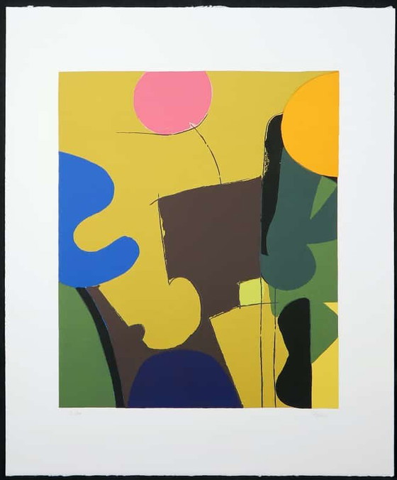 WALTER FUSI - Silkscreen print (No. 4 of 99) – Art, Paper, Abstract (photo 3 of 5)