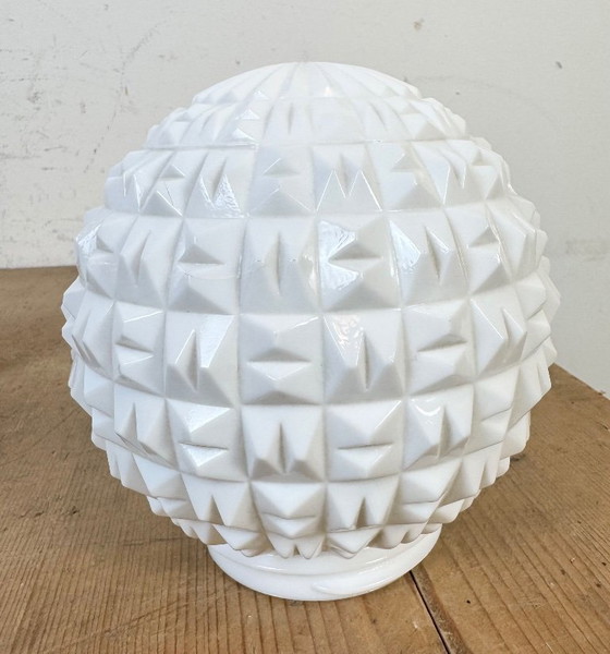 Image 1 of Applique murale vintage en porcelaine blanche, années 1970