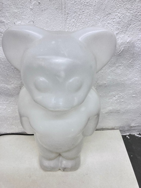 Image 1 of Lámpara de pie XXL Lumibär blanca de los años 90 de Flötotto