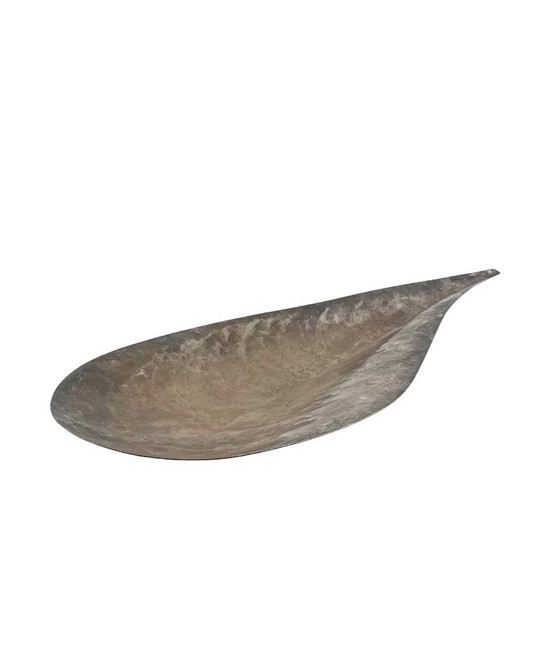 Image 1 of Silver-Plated Shell Shaped Great Bowl / Centerpiece, Renato Raddi, Italy 1970s