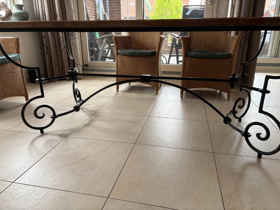 Image 1 of grote eettafel met 6 stoelen