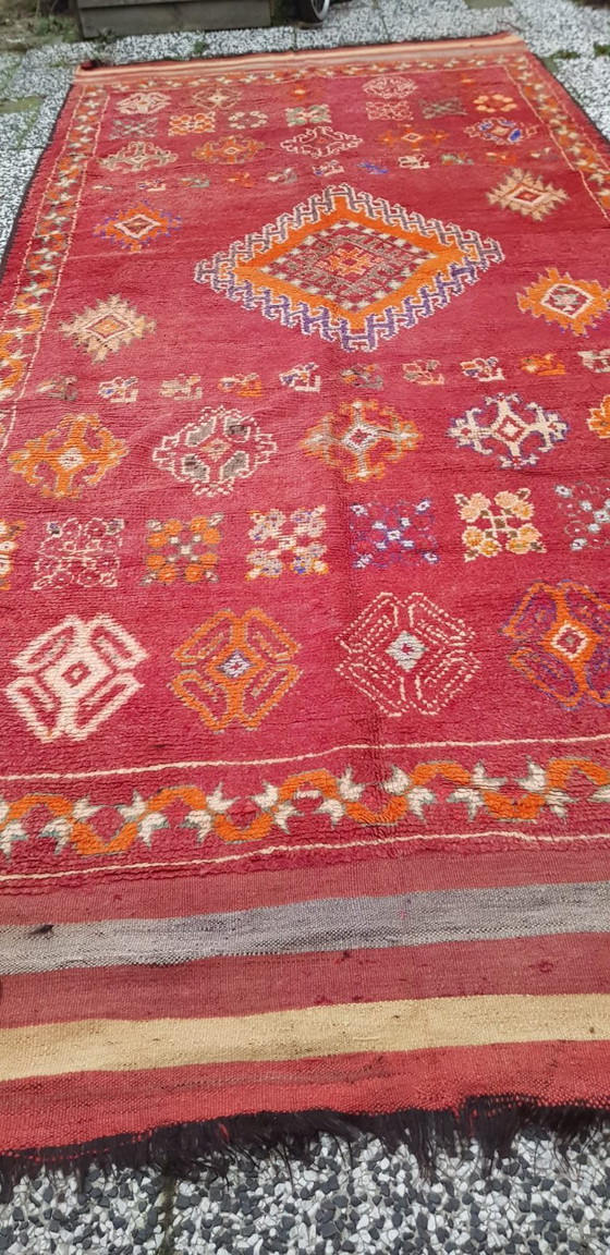 Image 1 of Handgeknoopt Berber kleed wol 416x185cm