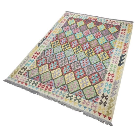 Kilim Maimana Estilo Antiguo 190x272cm – Alfombras, Wool (photo 4 of 5)