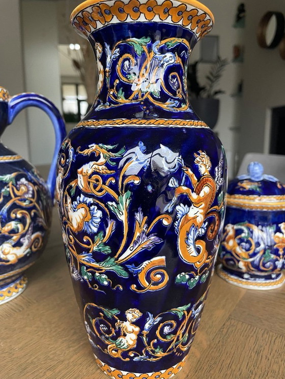 Image 1 of Set 3 Vazen Gien Renaissance Blue