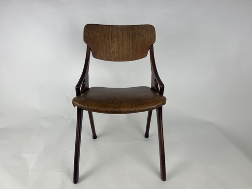 Eetkamerstoelen set 5x Hovman Olsen jaren 50