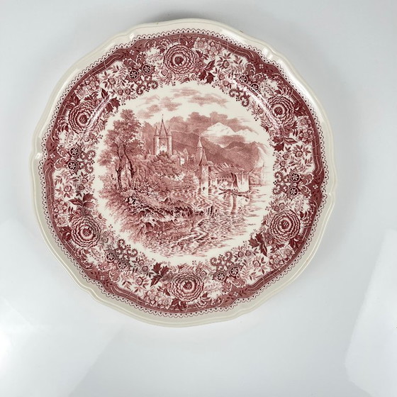 Image 1 of Large round dish "Burgenland", Villeroy & Boch, red