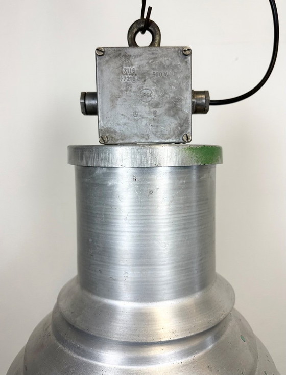Image 1 of Grande lampada a sospensione industriale in alluminio di Elektrosvit, anni '60