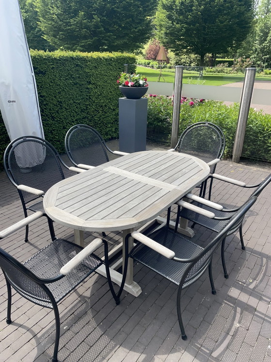 Image 1 of Gloster/Royal Garden teak garden set