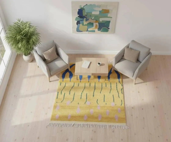 Handgeweven Marokkaans vloerkleed 3x2 m – Vloerkleden en tapijten, Wool (photo 3 of 5)