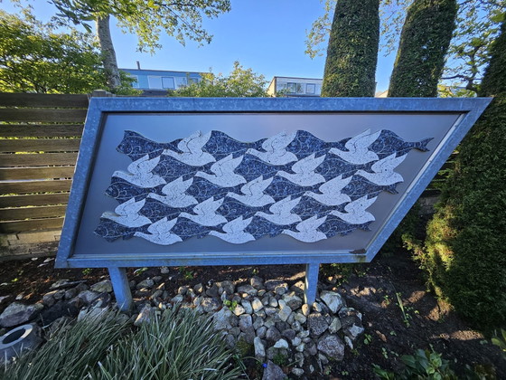 Art extérieur en pierre naturelle Escher – Renier Natuursteen, Sculptures, Aluminium, Glass (photo 5 of 5)