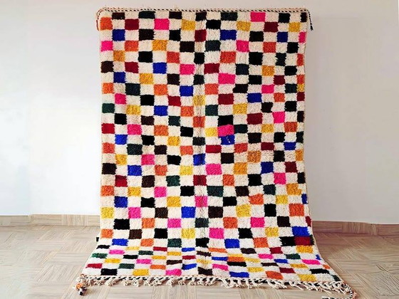 Multicolored Berber Moroccan Rug 250cm x 150cm – Rugs & carpets, Wool (photo 8 of 8)