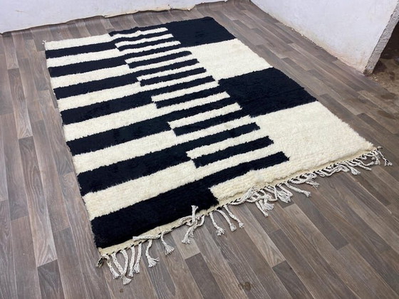 Traditioneel handgemaakt Berberkleed van natuurlijke wol, maat 2/3 meter – Aime Té, Vloerkleden en tapijten (photo 4 of 8)