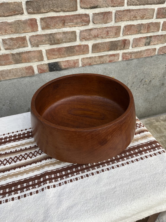 Ciotola danese vintage in teak per frutta o insalata, risalente agli anni '70. – Ciotole, Wood (photo 6 of 7)