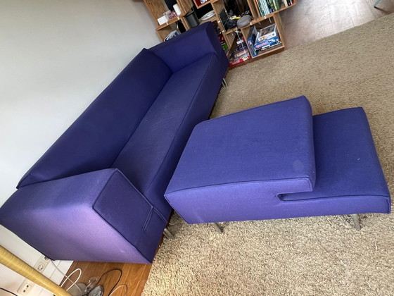 Image 1 of Divano a 3 posti Design on Stock Hopper, colore viola.