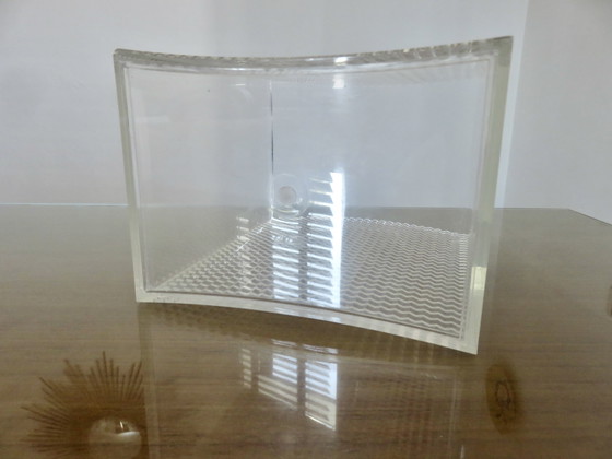Image 1 of lucite wastepaper basket "Sally designs" USA, 1970