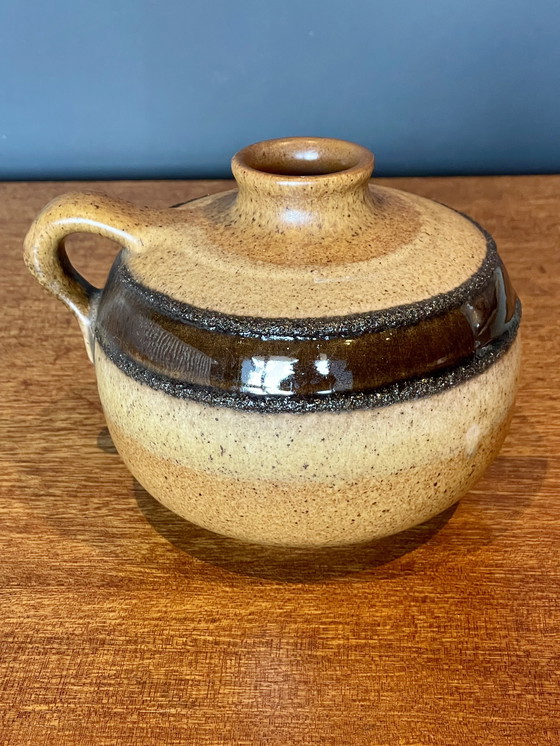 Image 1 of Vase design vintage Strehla Keramik modèle 9025 - style moderne du milieu du siècle - années 1960