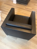 Foster 500 Design Armchair by Walter Knoll - Black Leather, Excellent Condition