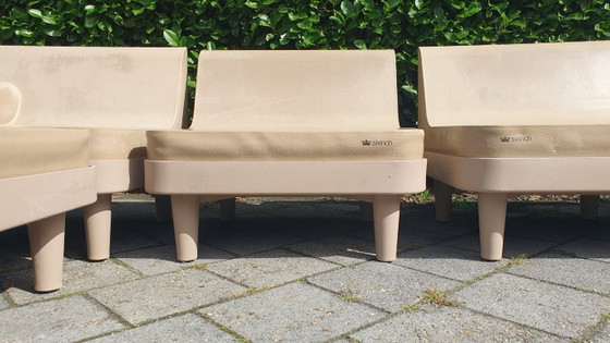 Sixinch Offshore Set lounge modulare di design 20 pezzi taupe vintage – Divani modulari, Plastic (photo 8 of 35)