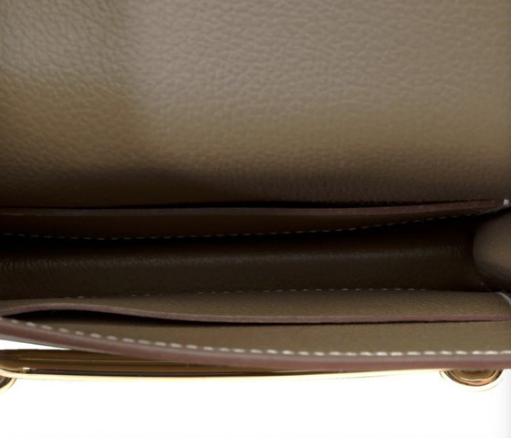 Image 1 of Accessoire HERMES Roulis Slim en Cuir Étoupe - 101795%