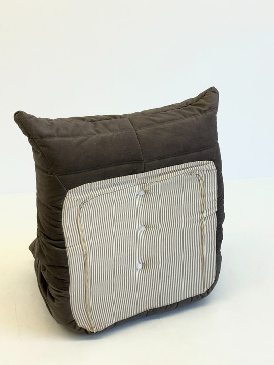 Image 1 of Ligne Roset Togo 1-brufolo in velluto tortora