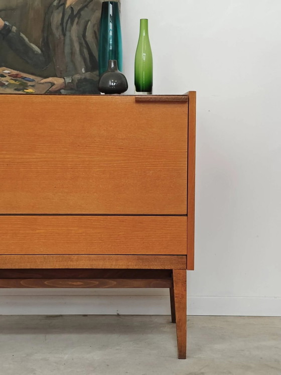 Deken kist of minibar Frantisek Mezulanik voor Up Zavody 60 – Barkrukken, Wood, Mid Century Modern (photo 22 of 30)