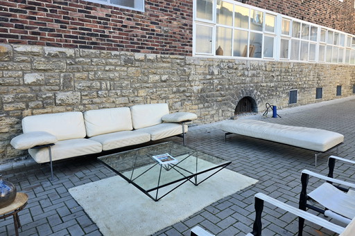 B B ITALIA DIESIS SOFA DAYBED VINTAGE JAREN 60 70 80 ZITSET LEREN SOFA BANKJES BANK