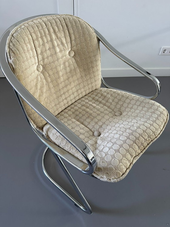 Image 1 of Vintage Design Chairs Gastone Rinaldi set van 4 stoelen