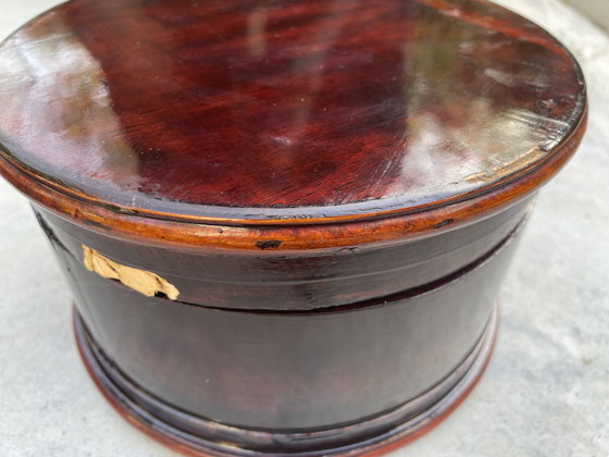 Image 1 of Juego de 3 sombrereras antiguas de laca japonesa