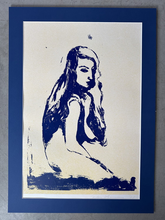 Image 1 of Genummerde zeefdruk - Flor Hermans - Gesigneerd