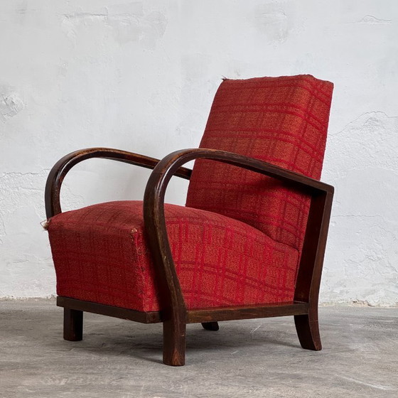 Image 1 of Pareja de sillones Art Déco de Debreceni – Para restaurar